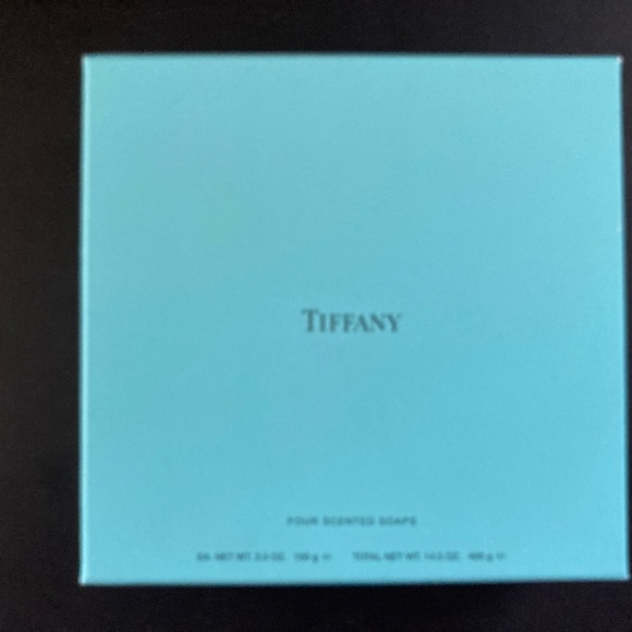 TIFFANY & CO. Four Scented Soaps/3.5 oz. Each/NEW IN ORIGINAL BLUE BOX & RIBBON! - Picture 2 of 6